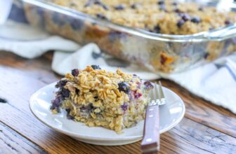Blueberry Baked Oatmeal – Barefeet within the Kitchen