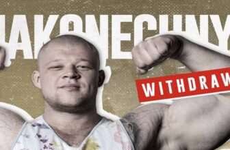 Pavlo Nakonechnyy Withdraws From 2023 Europe’s Strongest Man to Recuperate from Knee Damage