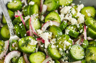 Cucumber Feta Salad – Spend With Pennies