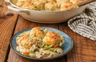 Spicy Rooster Pot Pie Casserole