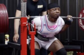Russel Orhii Information a 337.5-Kilogram (744-Pound) Squat Double PR