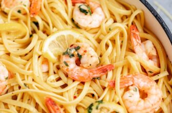 Shrimp Linguine – thestayathomechef.com