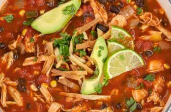 Hen Tortilla Soup Fav Consolation Meals