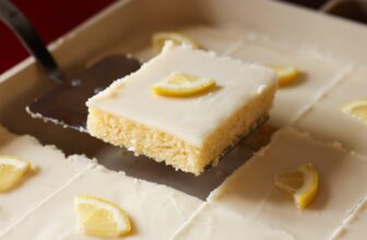 Lemon Sheet Cake – Cookies and Cups