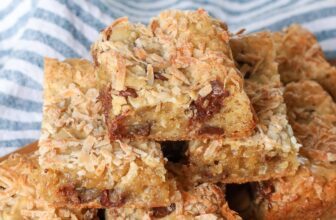 Coconut Cookie Bars – Barefeet within the Kitchen