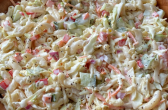 MACARONI COLESLAW SALAD – The Southern Woman Cooks
