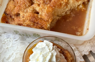 PEACH CRISP – The Southern Woman Cooks