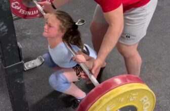 10-Yr-Outdated Rory van Ulft Reaches New Milestone Squatting Triple Her Physique Weight