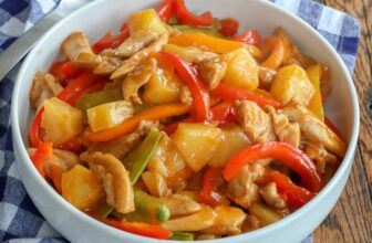 Candy and Bitter Rooster Stir-Fry