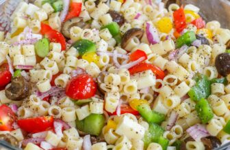 Potluck Pasta Salad – Barefeet within the Kitchen
